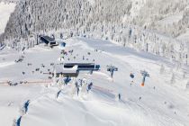 Die Bergstation der Kings Cab-Bahn im Skigebiet Hochkönig. • © Hochkönig Tourismus GmbH